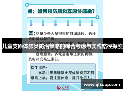 儿童支原体肺炎防治策略的综合考虑与实践路径探索